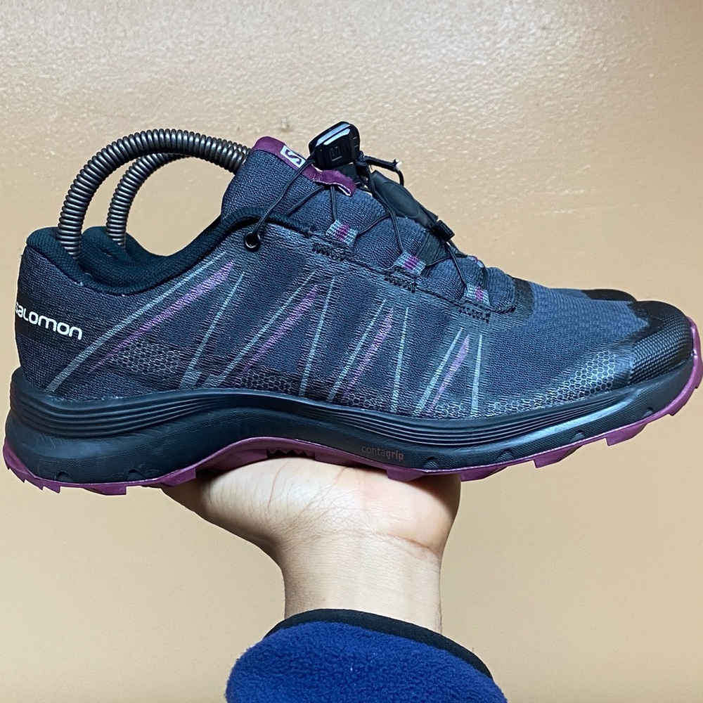 Salomon XA Meoka Pro 3D Women's Trail Running Sneakers “Black Purple” Size 8